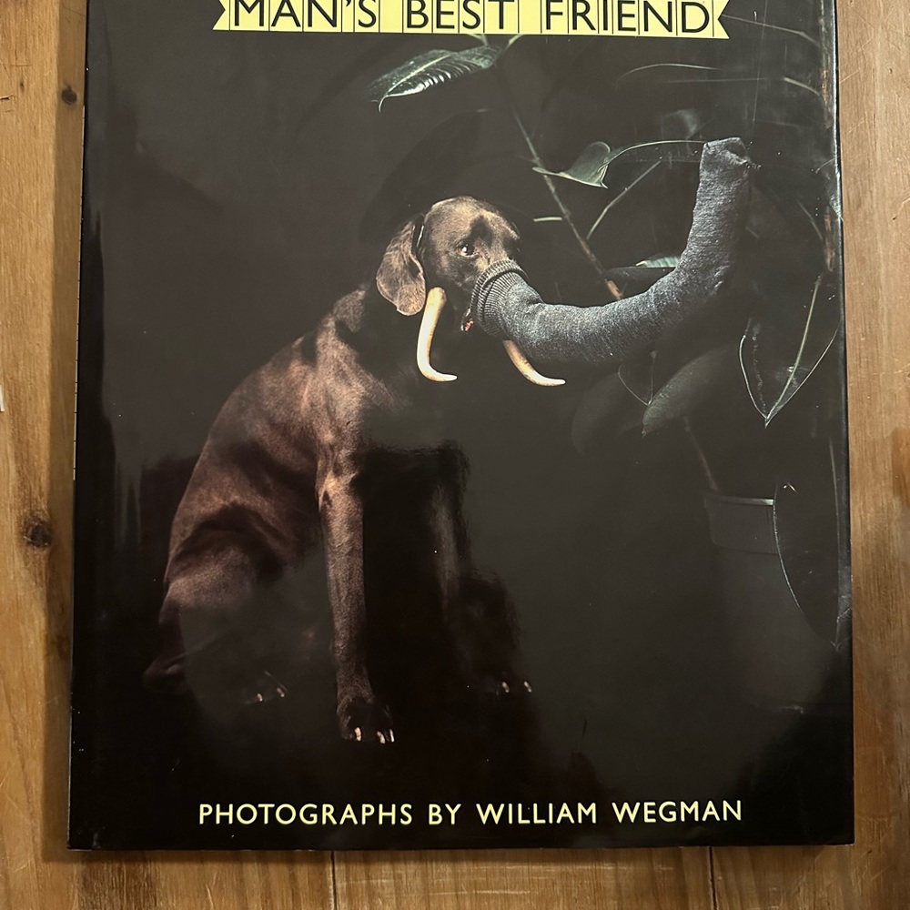William Wegman 1999 book, ‘MAN’S BEST FRIEND’ of Man Ray